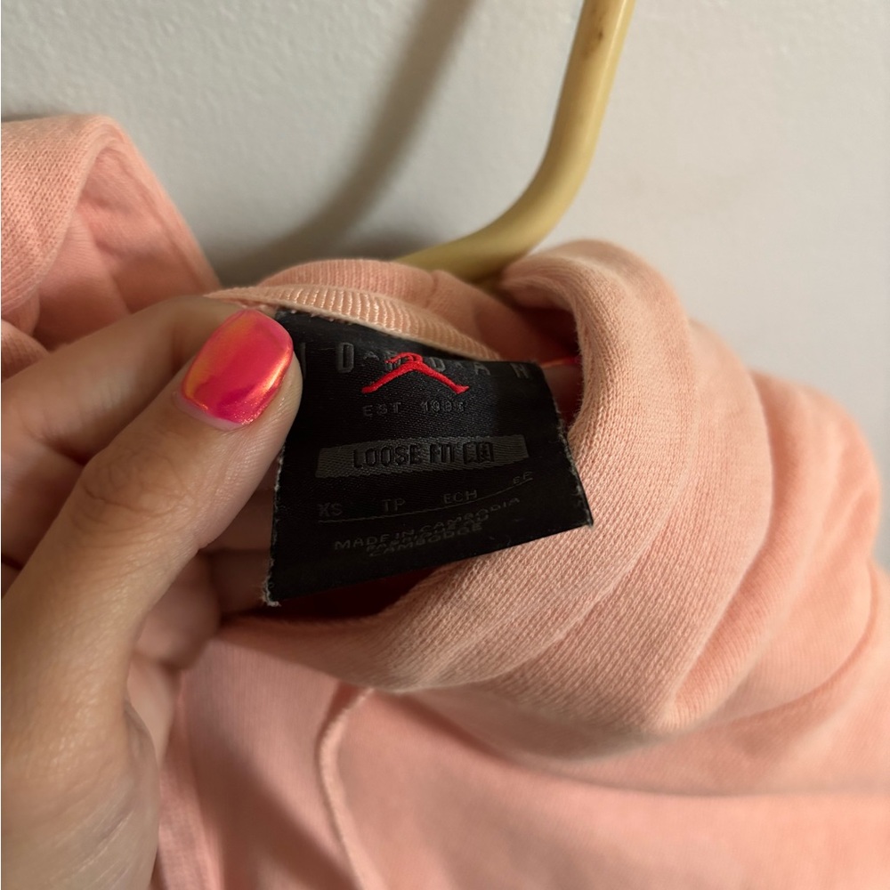 Jordan Peach-Blend Loose Fit Sweatshirt